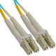LC Duplex Multimode 50/125 (OM3) Fiber Optic Patch Cable 10Gb in Aqua - 3-m ICFOJ1G703 LC Duplex Multimode 50/125 (OM3) Fiber Optic Patch Cable 10Gb in Aqua - 3-m ICFOJ1G703